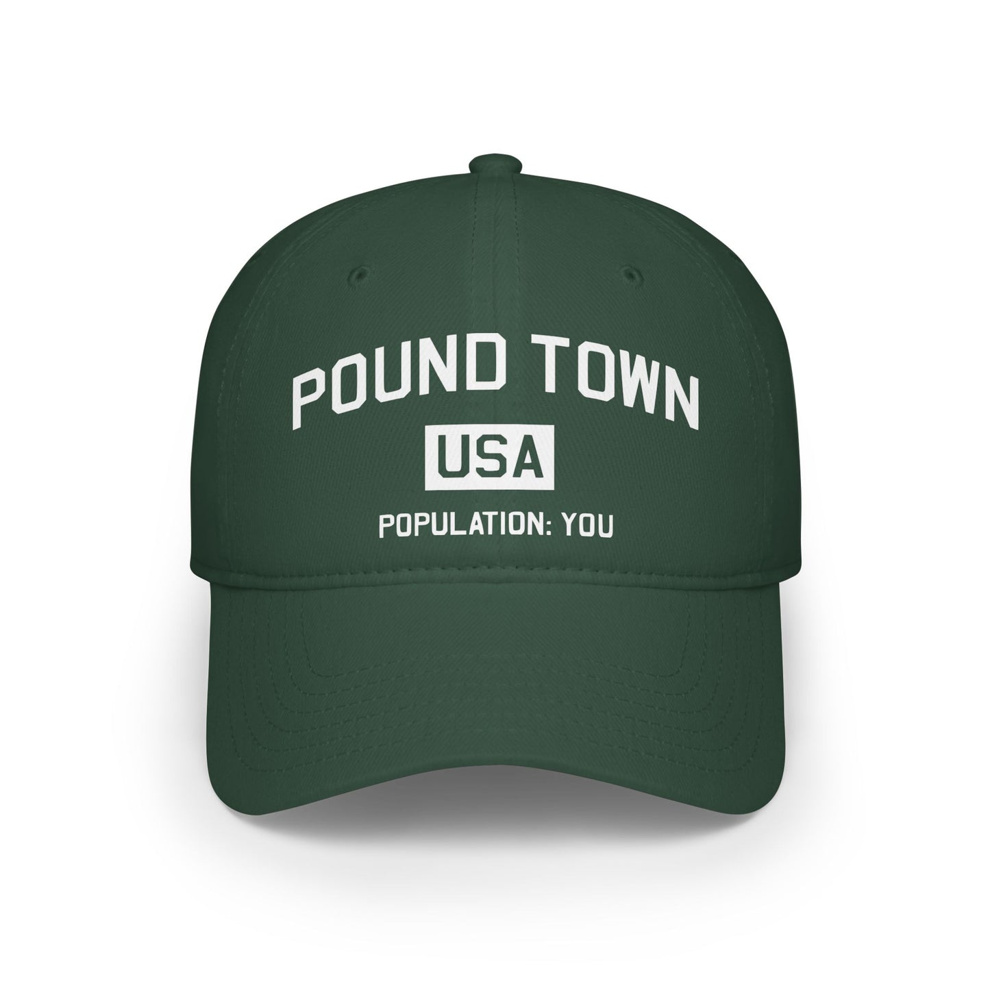 Baseball Cap, Funny Pound Town Hat, Inappropriate Adult Humor Cap,