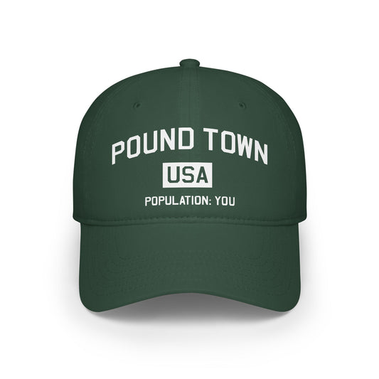 Baseball Cap, Funny Pound Town Hat, Inappropriate Adult Humor Cap,