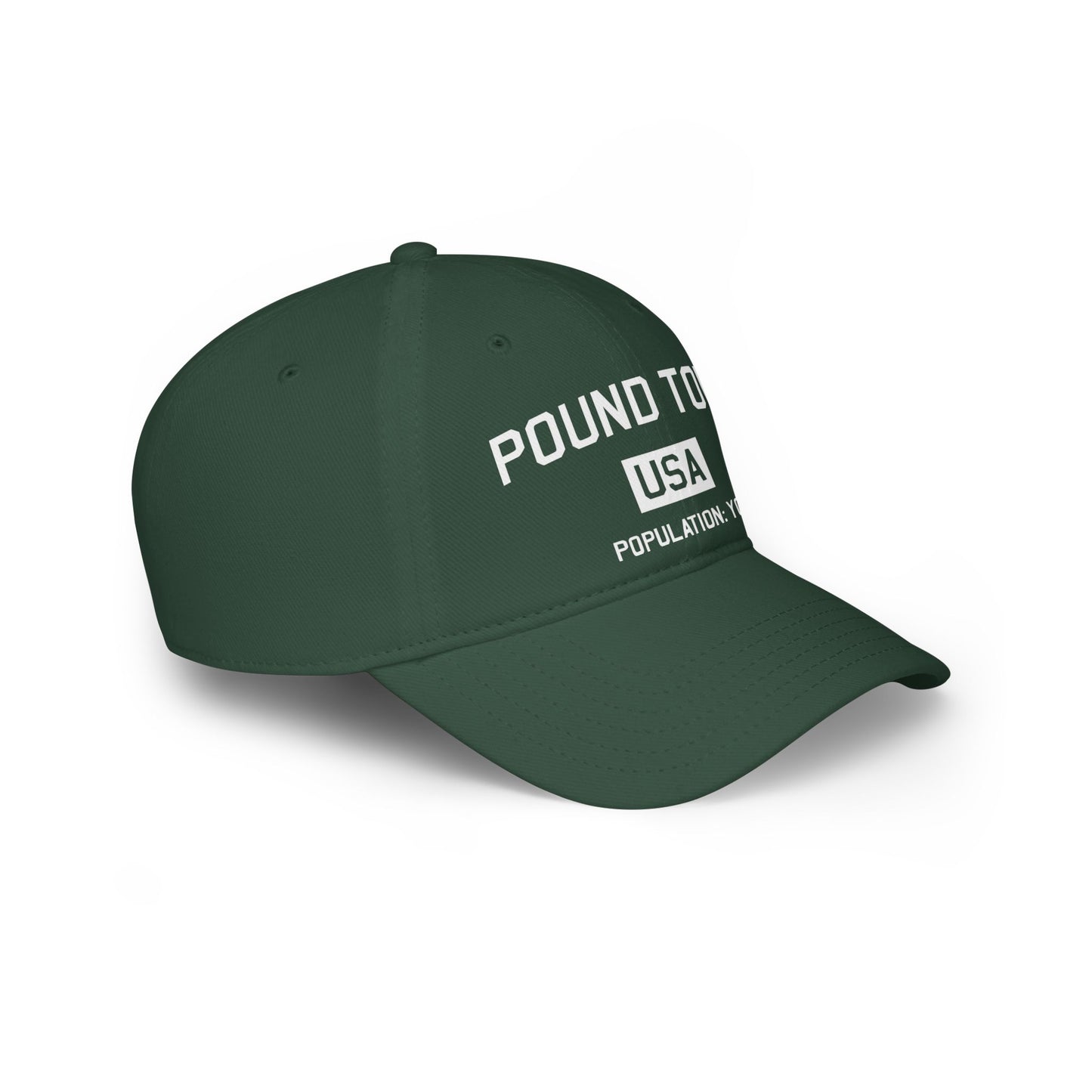 Baseball Cap, Funny Pound Town Hat, Inappropriate Adult Humor Cap,